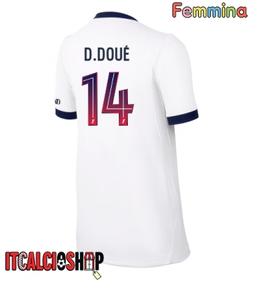 Paris Saint-Germain Desire Doue #14 Seconda Maglia Femmina 2026-27 Manica Corta